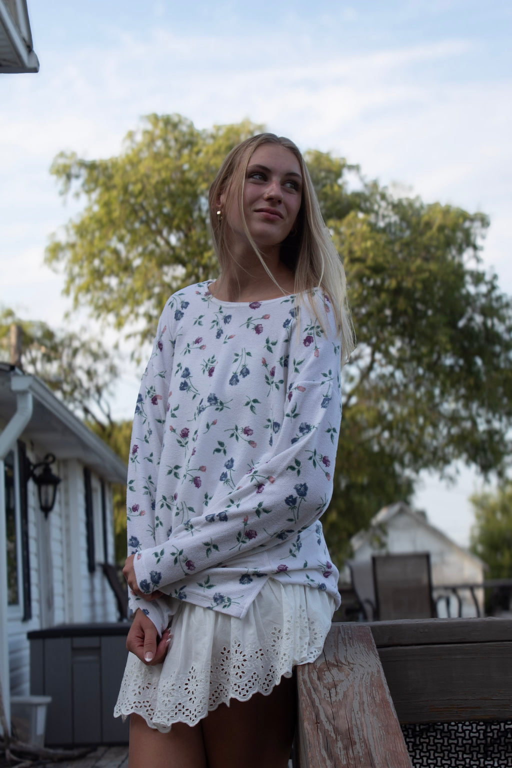 Josie Floral Top