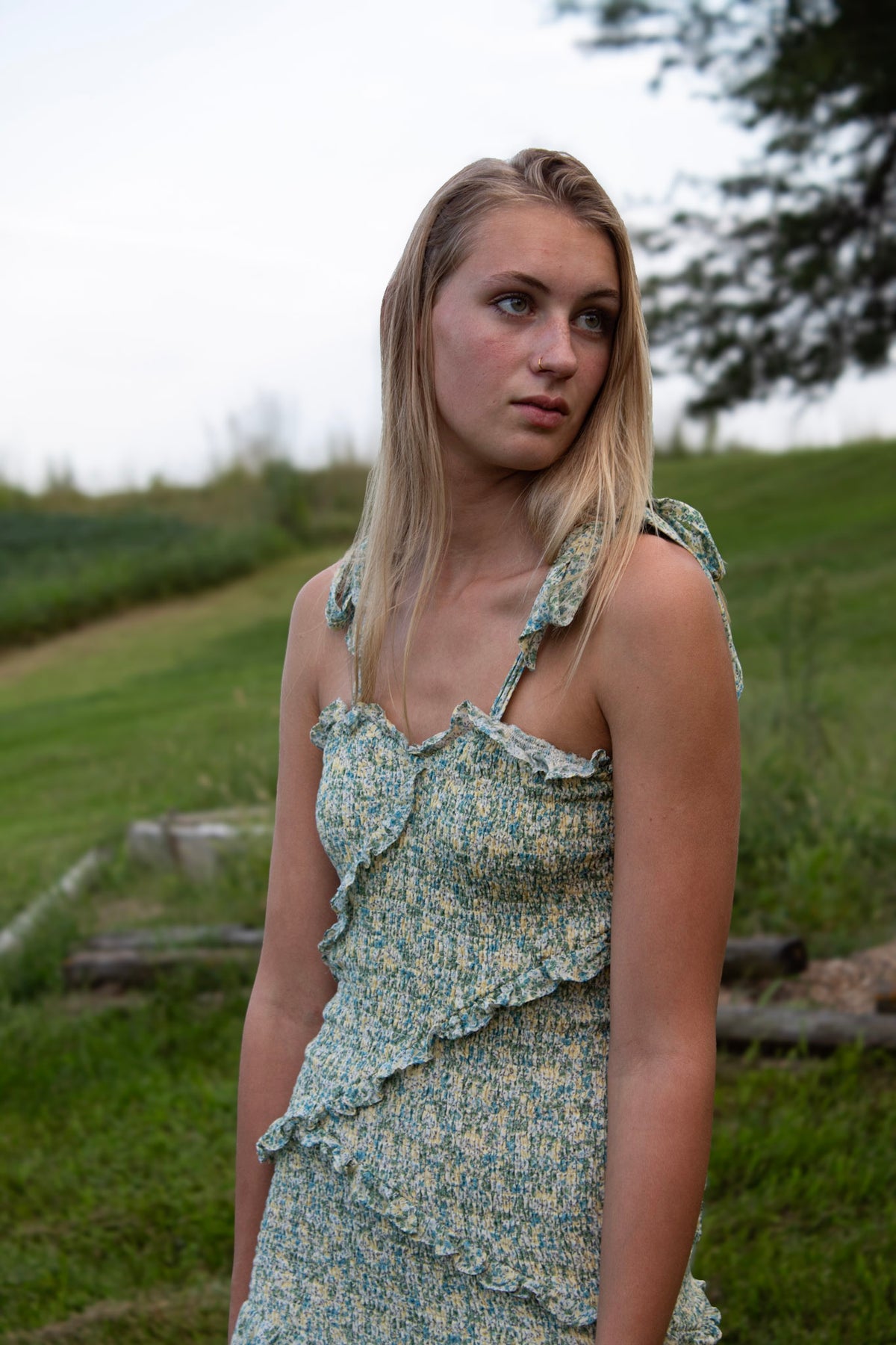 Delilah Ruffle Dress
