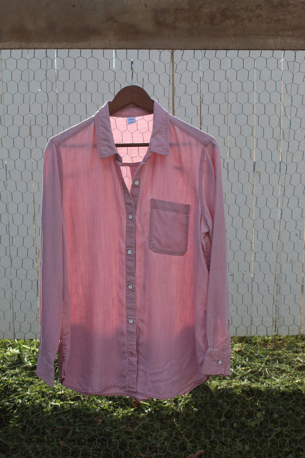 Dusty Rose Button Down