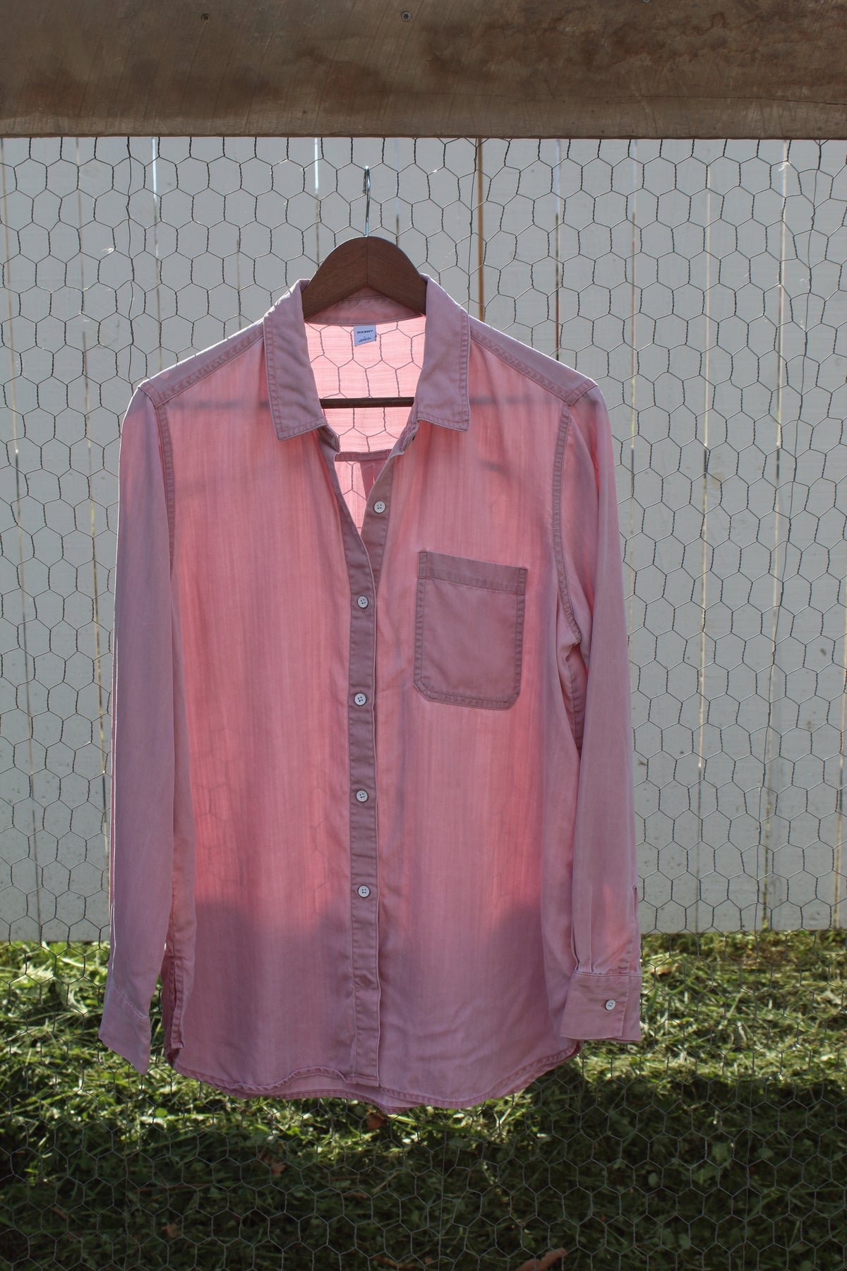 Dusty Rose Button Down
