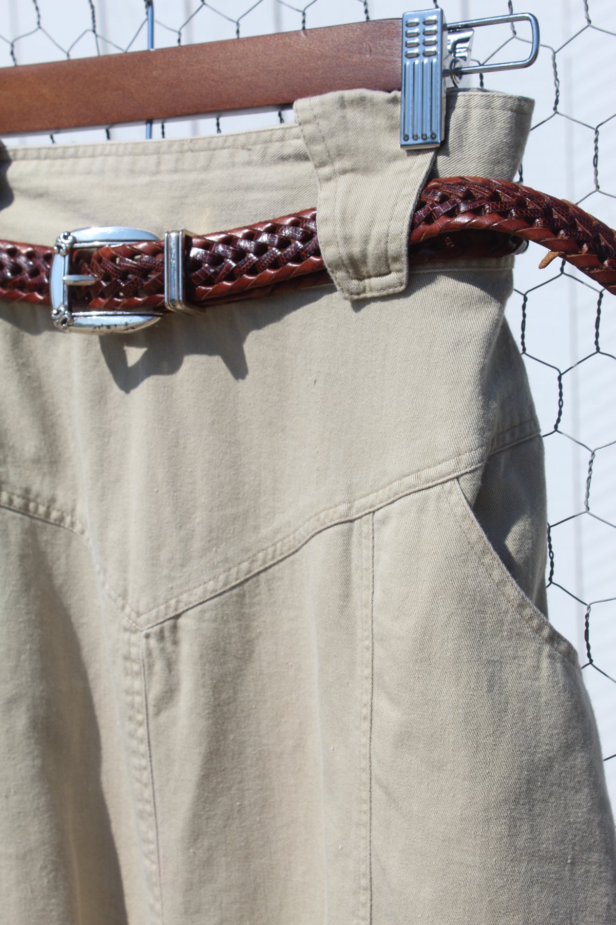 Cimarron Zip Midi & Vintage Leather Belt