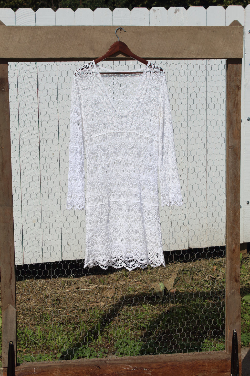 Odessa Crochet Overlay Dress