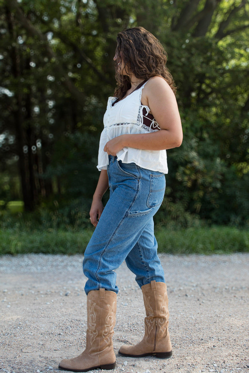Borrowed From the Boys Jeans